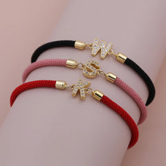 🧵 Initial Bracelet with Heart – A Simple & Stylish Merci for Maîtresse & School Stars! ✨ - ThiGui