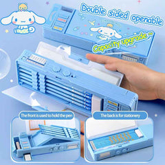 🎒Cinnamoroll Magic: Large Lockable Pencil Case for Kids – Cute, Secure & Super Spacious - ThiGui