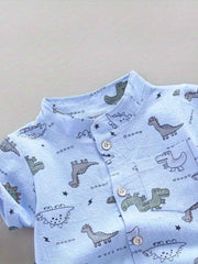 🦕 Little Dino Explorer Summer Set – Stylish, Comfy, and Ready for Adventure! - ThiGui