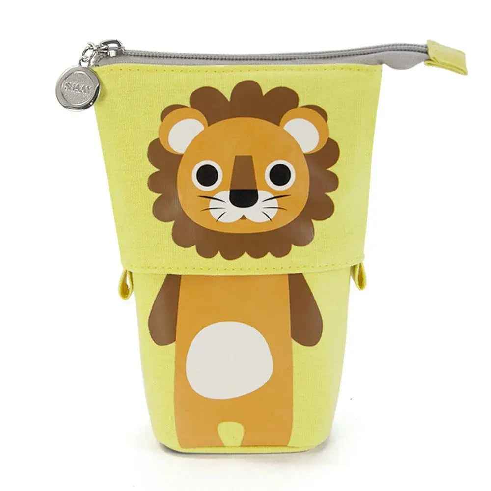 ✏️ Cute & Clever! Colorful Telescopic Pen Pouch for Kids 🐻🌈 - ThiGui