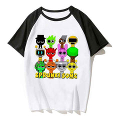 Trendy Incredibox Cartoon T-Shirts – Cool Summer Fun for Creative Boys! - ThiGui
