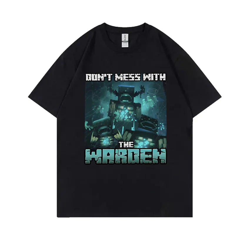 Game On Warden Tee 🎮🔥 Soft 100% Cotton Oversized Fun for Cool Boys - ThiGui