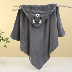 💤 Baby Snuggle Hooded Towel – Ultra-Soft Wrap for Sweet Little Dreamers 🌙🛁 - ThiGui