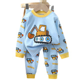 🐻 Cute Bear Pajama Set – Snuggly Autumn Sleepwear for Your Little Cub! 🌙🧒 - ThiGui
