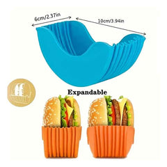 🌮4-Pack Burger Holders for Boys Who Love Big Bites Without the Mess - ThiGui