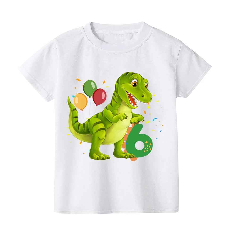 🦖🎉 Rawr! T-Rex Birthday Tee for Boys & Girls – Choose ANY Age! - ThiGui