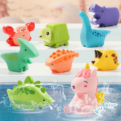 🐳 Squeeze, Splash & Smile – Adorable Rubber Bath Toys for Baby’s Tub Time! 🛁🦀 - ThiGui