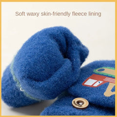 🧤🐻 Cartoon Plush Gloves for Kids – Cute, Comfy & Perfect for Chilly Days! 🎨❄️ - ThiGui