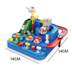 🚂 Adventure on Track – Rail Car Puzzle Toy with Rockets, Animals & Brainy Twists! 🧩🚀 - ThiGui