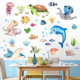 🐠 Under-the-Sea Wonder – Marine Life Wall Stickers to Transform Any Room into an Ocean Adventure! - ThiGui