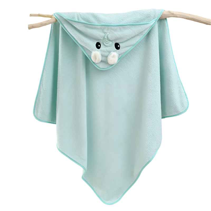 💤 Baby Snuggle Hooded Towel – Ultra-Soft Wrap for Sweet Little Dreamers 🌙🛁 - ThiGui