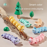 🐛⏰ Wind-Up Wiggly Caterpillar – Educational Fun That Moves! 🌀🐾 - ThiGui
