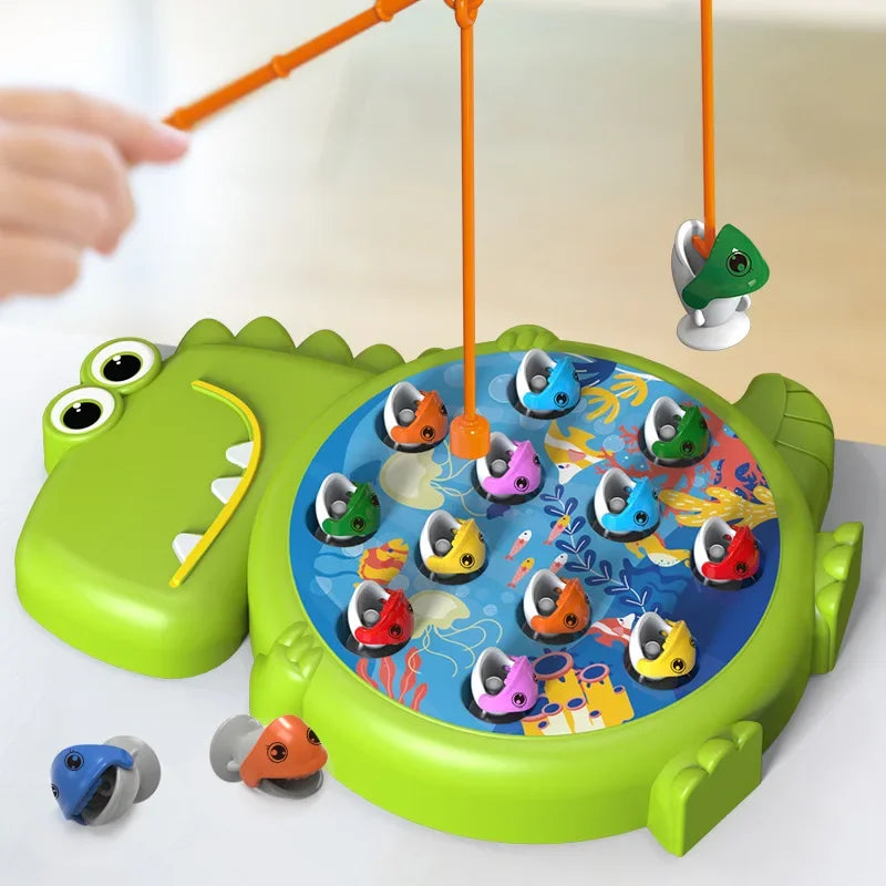 🎣 Dino-Fishing Fun! Magnetic Fishing Toy Set for Curious Little Hands 🦕🧠 - ThiGui