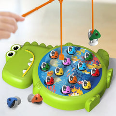 🎣 Dino-Fishing Fun! Magnetic Fishing Toy Set for Curious Little Hands 🦕🧠 - ThiGui