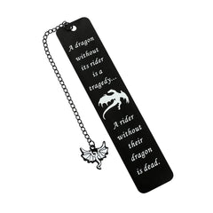 ππ A Touch of Fantasy β Dragon Knight Stainless Steel Bookmark for Brave Young Readers βοΈπ₯ - ThiGui