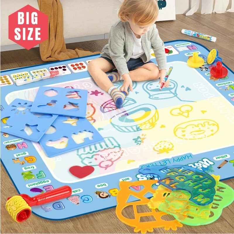 💦Just Add Water! The Mess-Free Magic Drawing Mat That Keeps Boys Entertained for Hours - ThiGui