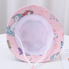 🌞 Sunshine-Ready! Adorable Cartoon Bucket Hat for Babies & Toddlers 🧢🦕 - ThiGui