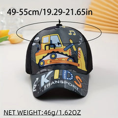 🚗 Vroom Vroom Sun Hat – Lightweight Car Baseball Cap for Cool Little Explorers! 🧢☀️ - ThiGui