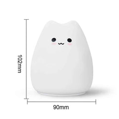 🧸Soft Silicone Cat Night Light for Boys Who Sleep Better with a Little Glow - ThiGui