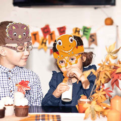 🦖 Dino Birthday Party Set – Hats, Glasses & Giggles for Your Little T-Rex! 🎉🦕 - ThiGui