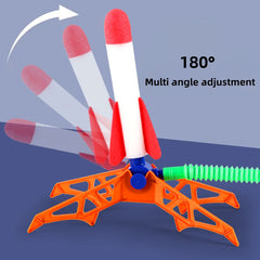 🚀 Sky-High Fun! Air-Powered Rocket Launcher Toy for Kids – Stomp, Jump & Launch 🌈🦶 - ThiGui