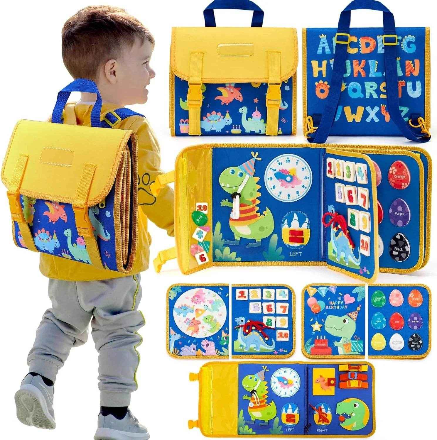 🧠Busy Board Backpack – The Smart, Snappy Way to Learn on the Go! - ThiGui