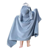 🦁 Fluffy & Fun! 🛁 Cartoon Animal Baby Bathrobe – Super Soft, Fast-Drying & Winter-Ready! ❄️💕 - ThiGui