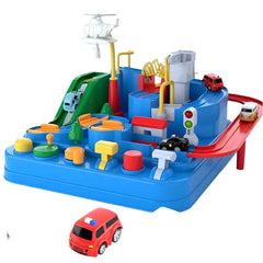 🚂 Adventure on Track – Rail Car Puzzle Toy with Rockets, Animals & Brainy Twists! 🧩🚀 - ThiGui