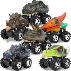 🦖🚗 Dino Pull-Back Cars – Mini Monster Trucks for Jurassic-Style Fun! 🎉💨v - ThiGui