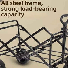 🛒 Pack, Pull & Go! – Heavy-Duty Folding Wagon for Family Adventures 🚗🏖️ - ThiGui