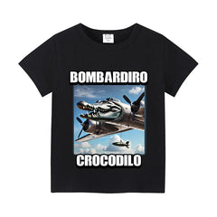 Tung Tung Shark Kids Tee π¦π 100% Cotton Brainrot Fun - ThiGui