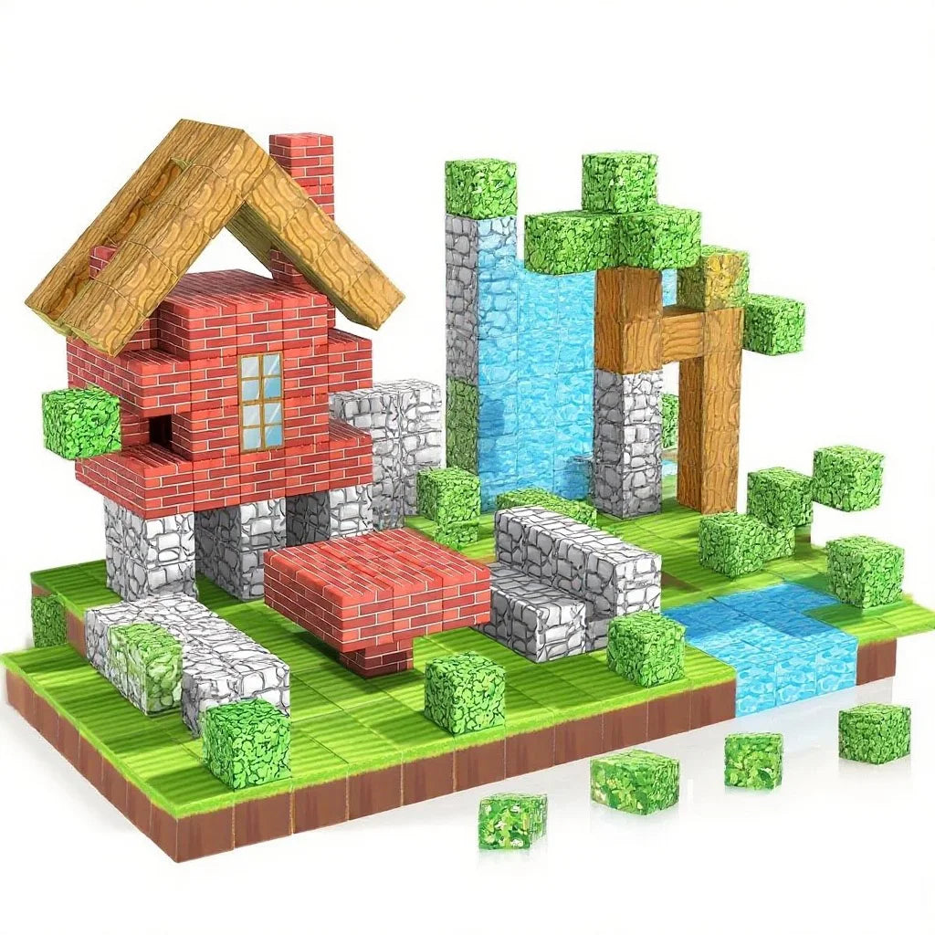 🧲 Build, Stack & Explore! Magnetic World Building Set for Creative Young Minds 🌍🔧 - ThiGui