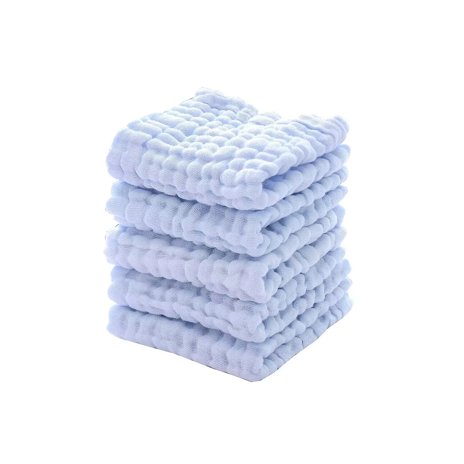🧼 Soft Muslin Baby Washcloths – Gentle Comfort for Your Little One’s Skin 🍼💧 - ThiGui