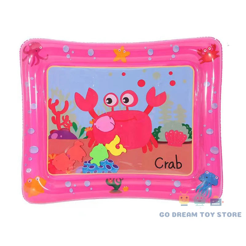 💧 Baby Water Play Mat – Inflatable Tummy Time Fun for Little Explorers! 🐢🌞 - ThiGui