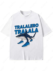 🦈 LOL Shark Alert! Funny Meme T-Shirt for Boys – Tralalero Tralala – Cool, Comfy & Totally Unique! 🤪👕 - ThiGui