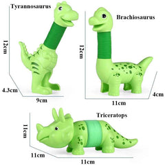 🦖Dinosaur Pop Tube Toys – Stretch, Bend, and Roar with Fun Sensory Play! - ThiGui
