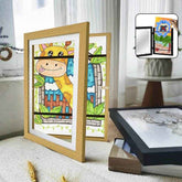 🎨Magnetic Wooden Art Frame – Display Their Masterpieces with Love! - ThiGui