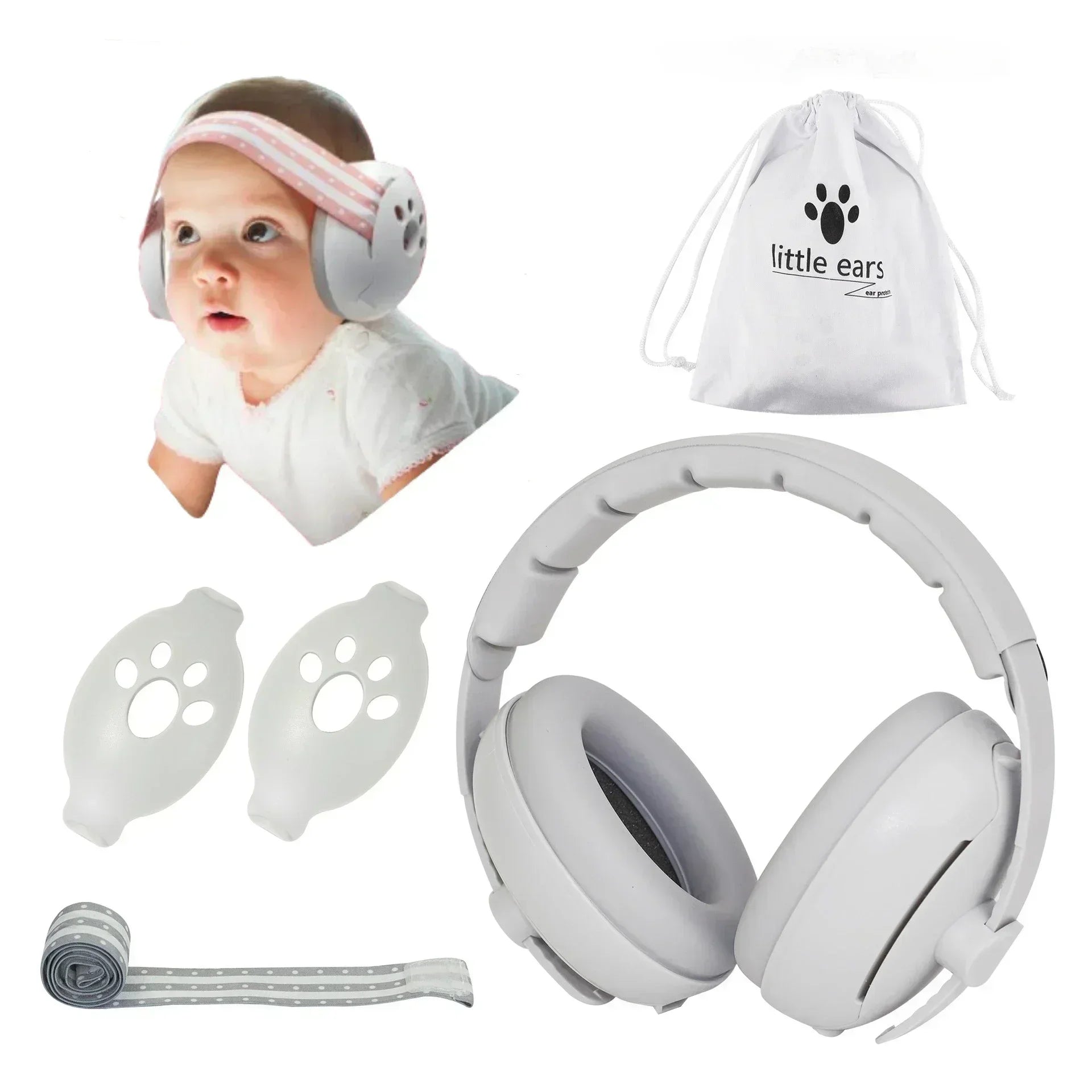 🎧 Baby Noise-Cancelling Headphones – Sleep-Saving Earmuffs for Peaceful Days & Nights! 💤🍼🌙 - ThiGui
