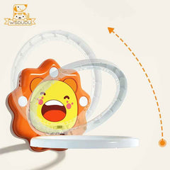 🏀 Stick & Dunk Basketball Set – Indoor Hoop Fun Without the Screws! 🧒💥 - ThiGui