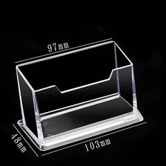 🎴Crystal-Clear Business Card Holder – Sleek, Stylish & Super Handy for Busy Mums - ThiGui