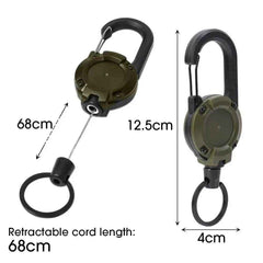 💡Super Handy Heavy-Duty Retractable Keychain with Carabiner – Perfect for Sporty Boys on the Go! - ThiGui