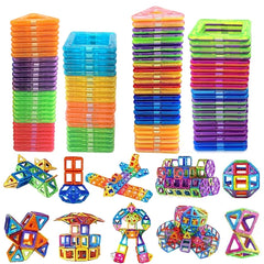 🌈 Magnetic Builder Blocks Set 🧲 | 50–100pcs of Creative STEM Fun for Curious Kids 🧠 - ThiGui