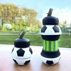 💧Foldable Sports Ball Water Bottle for Boys That’s Fun Practical and Perfect for School or Play - ThiGui