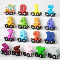 🧲Choo-Choo Count & Learn – Magnetic Wooden Train with Numbers for Curious Little Conductors - ThiGui
