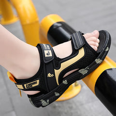 🏖️ Adventure-Ready! Camouflage Summer Sandals for Active Boys 👣💥 - ThiGui