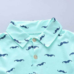 🧢 Charming Little Explorer Set – Cool Summer Shirt & Shorts for Adventurous Boys - ThiGui