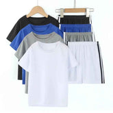 Breezy Summer 2-Piece Set – Quick-Dry Vest & Stretch Shorts for Active Boys on the Go! - ThiGui