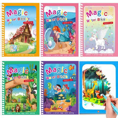 💧 Just Add Water – Mess-Free Magic Coloring Book for Little Artists! 🎨🦄 - ThiGui