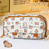 🎨Capy-Cool Pencil Pouch – Big, Fun & Organised with Adorable Capybara Style - ThiGui