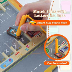 🚗Magnetic Alphabet Maze – A Fun Way to Learn Letters and Park Cars! - ThiGui